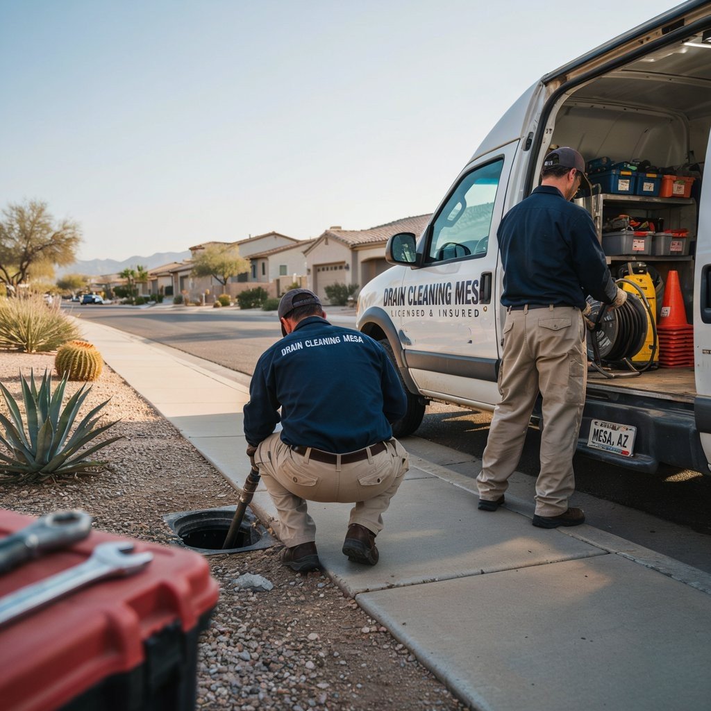 Clogged Drain Repair in Mesa